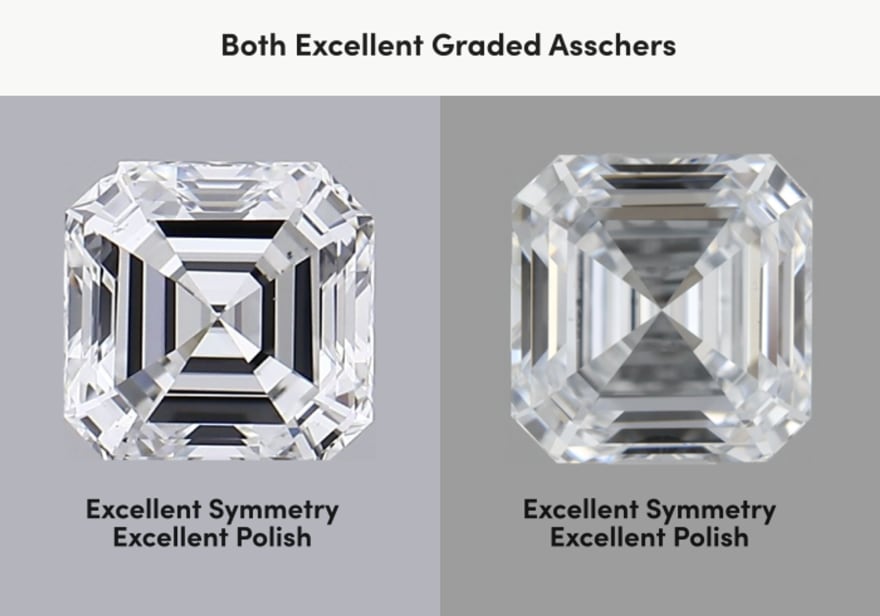 Difference between asscher and cushion cut new arrivals
